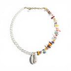 CORAL SHELL BALANCE NECKLACE