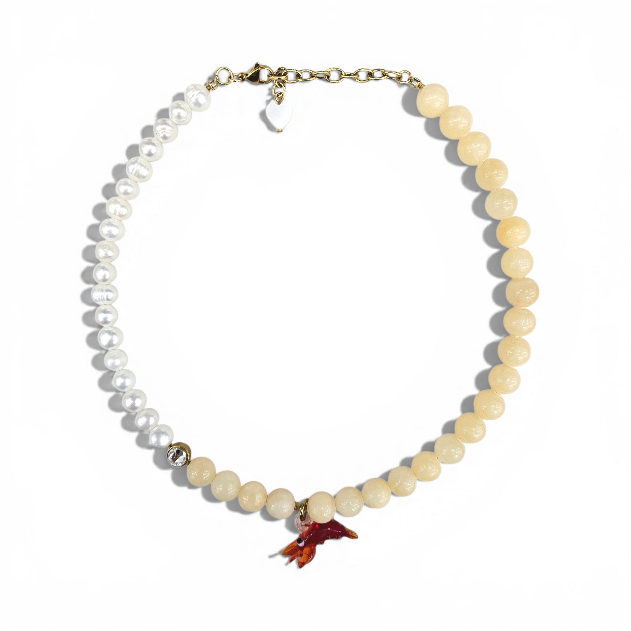 Shrimp Charm Necklace