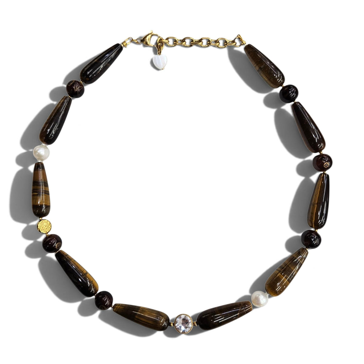 LM-N-064 Yellow Tiger Eye necklace